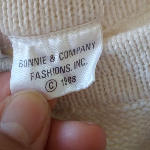 Bonnie & Company | Vintage 1988 Beaded Knit Skirt - Picture 5 of 9